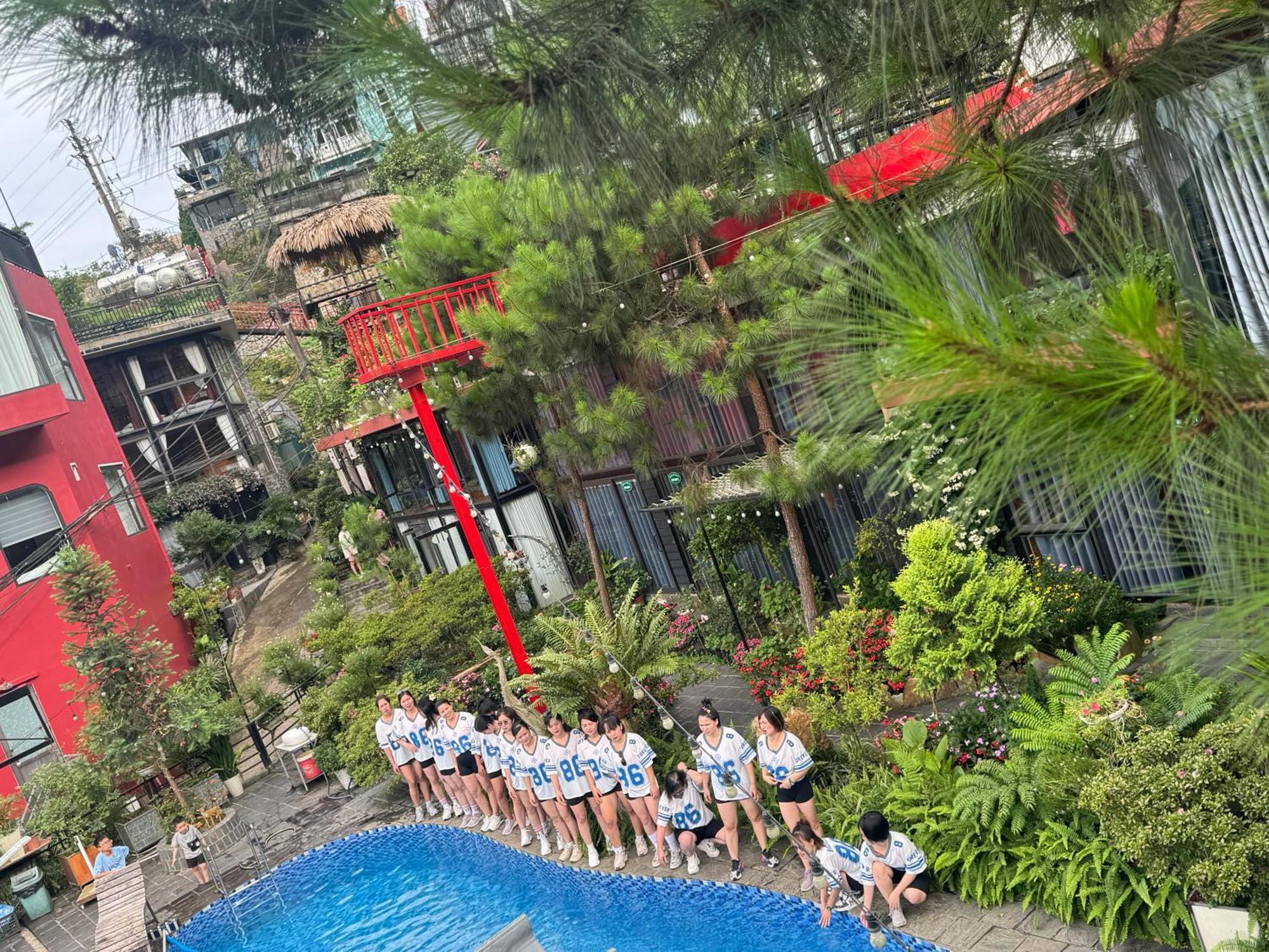 Bach Xanh House. Triangle Bungalow Tam Ðảo Εξωτερικό φωτογραφία